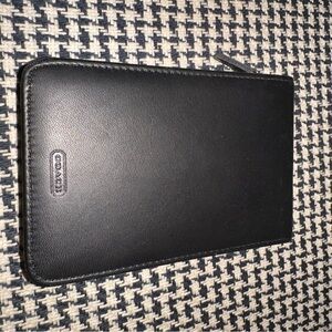 Coach Black Phone Sleeve